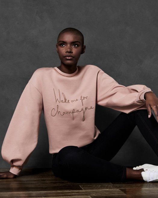 usWomensClothingTops-And-TeesDAYZEI-Champagne-slogan-cotton-sweatshirt-Dusky-PinkWC8W_DAYZEI_DUSKY-PINK_1.jpg